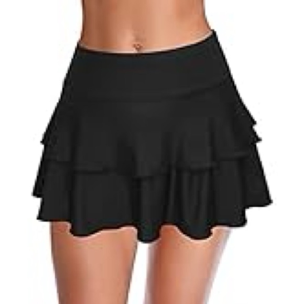 SHEKINI Black Swim Skirt Size XXL
